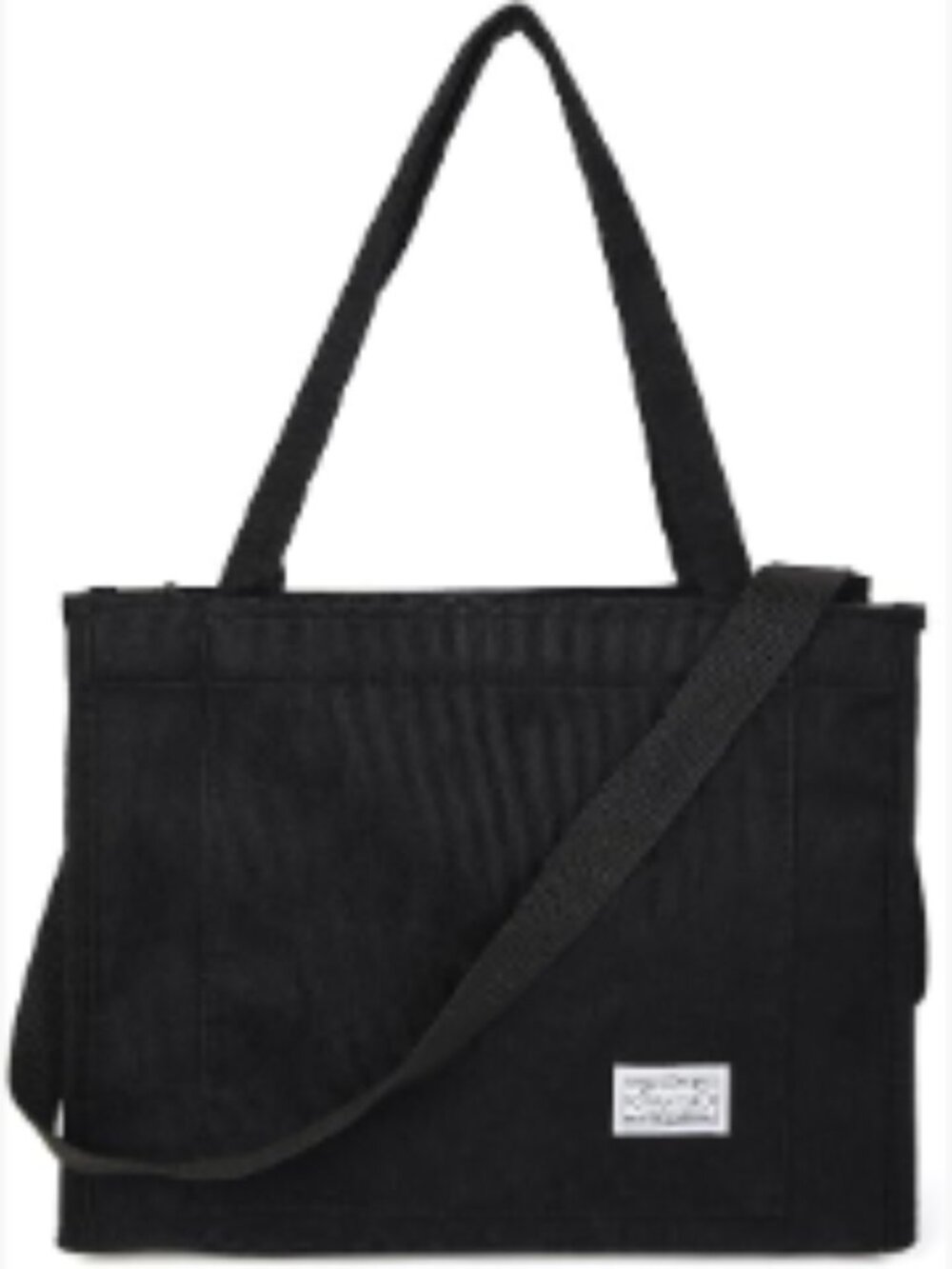 Corduroy Tote Bag for Women Travel Crossbody Purse Shoulder Work Handbag